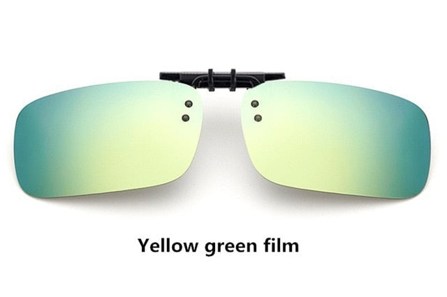 Cool Polarized Mirrored Clip-On Sunglasses