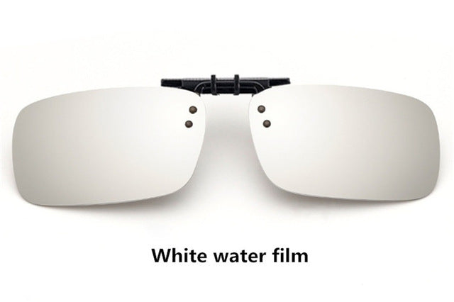 Cool Polarized Mirrored Clip-On Sunglasses