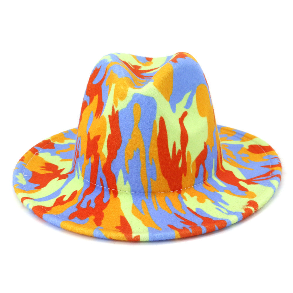 Beautiful Two Tone Luxury Fedora Hat / Men's and Women's Hat /  Unique Retro Design / 56-58CM