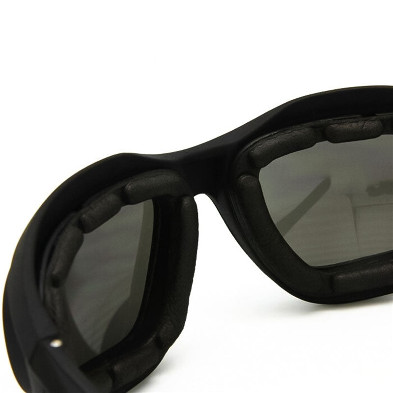 Polarized Motorcycle Sunglasses / UV400 / 4 Lens Colors