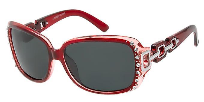 Drakes Shades Ladies Rhinestone Polarized Sunglasses