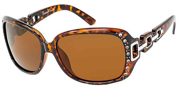 Drakes Shades Ladies Rhinestone Polarized Sunglasses