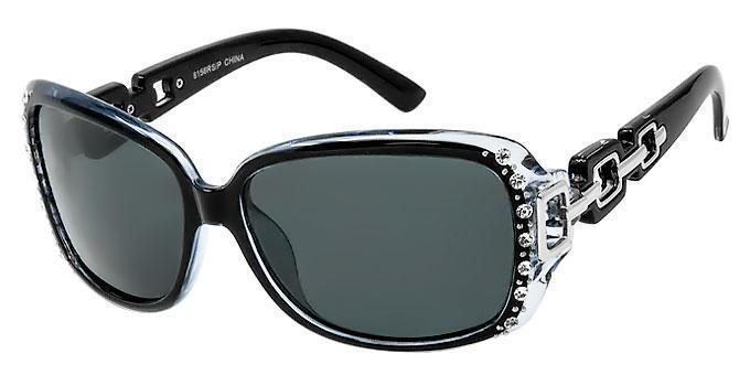 Drakes Shades Ladies Rhinestone Polarized Sunglasses