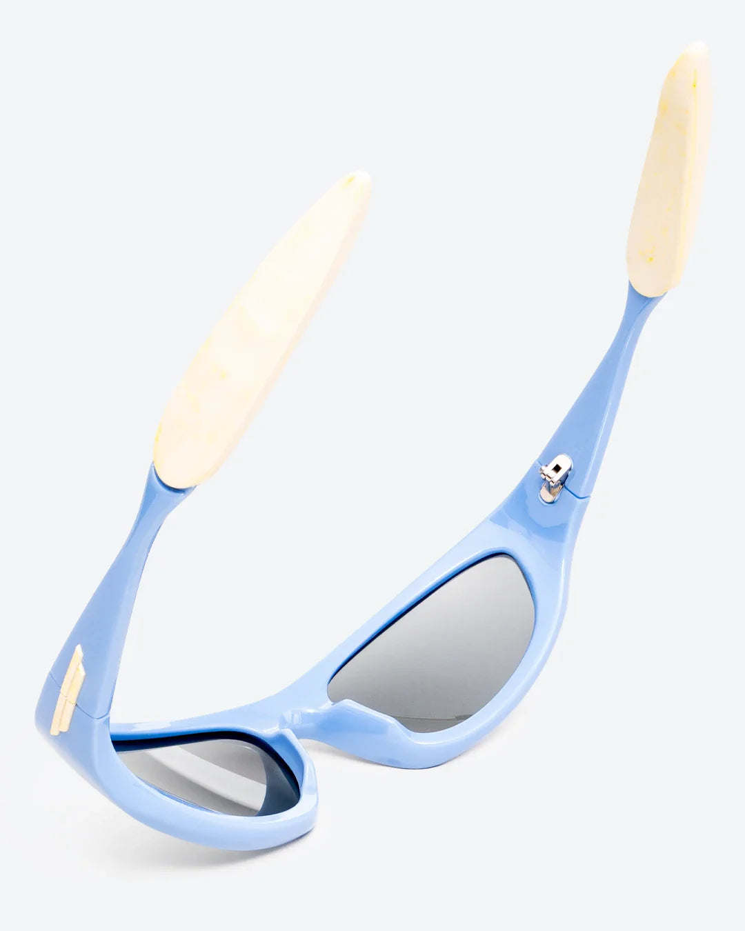 ELECTRA - Black Polarized Lenses, Baby Blue Frame
