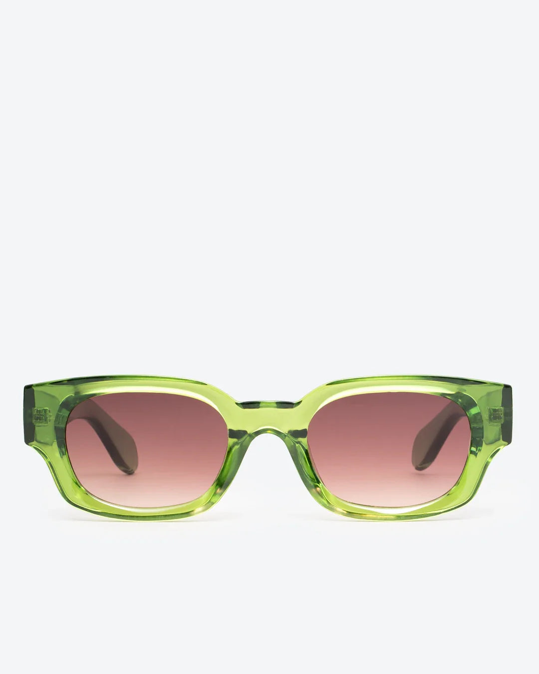 CHASE - Purple Gradient Lenses, Transparent Green Frame