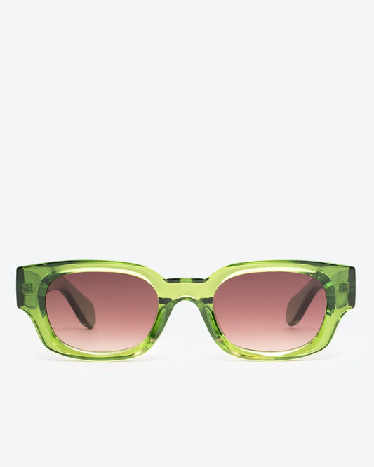 CHASE - Purple Gradient Lenses, Transparent Green Frame