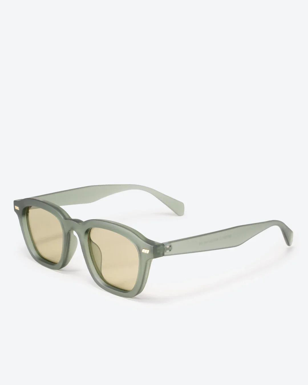RYDER - Green Lenses, Translucent Gray Frame