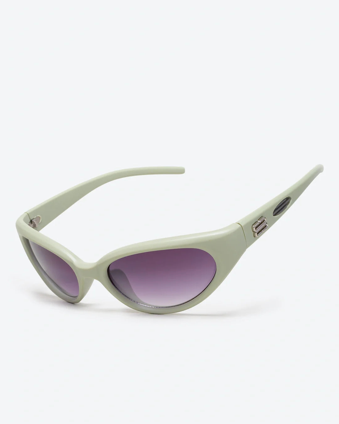 ALLURE - Black Lenses, White Frame