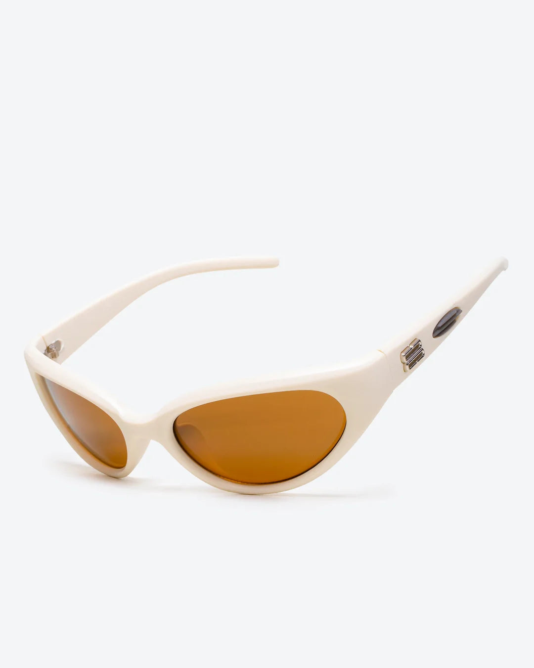ALLURE - Black Lenses, White Frame