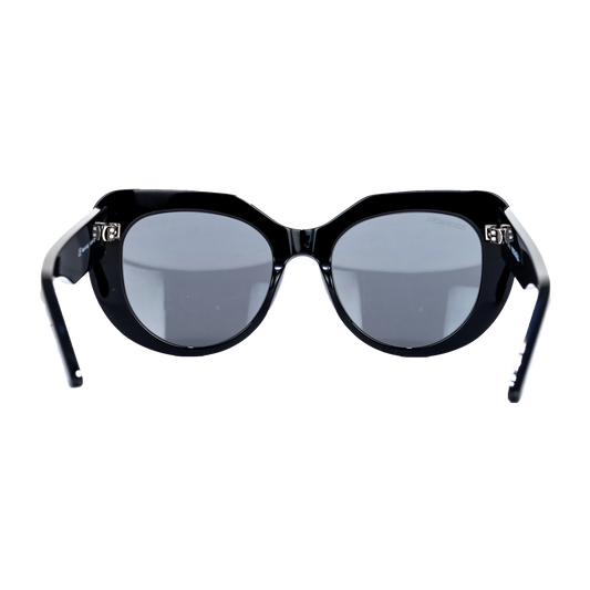 Amalfi (Black/Black) / Handcrafted in Italy / Premium Acetate Frames / Durability and A Sophisticated Aesthetic