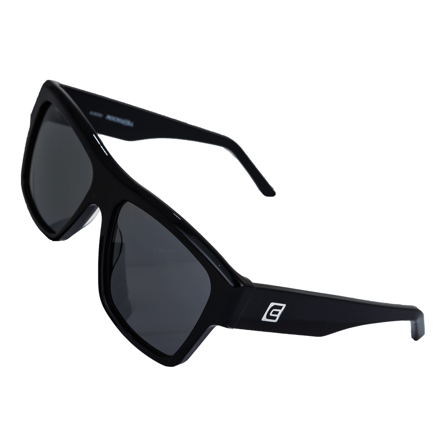 Aurora (Black/Black) / Handcrafted in Italy / 100% UV Protection / High-Quality Acetate
