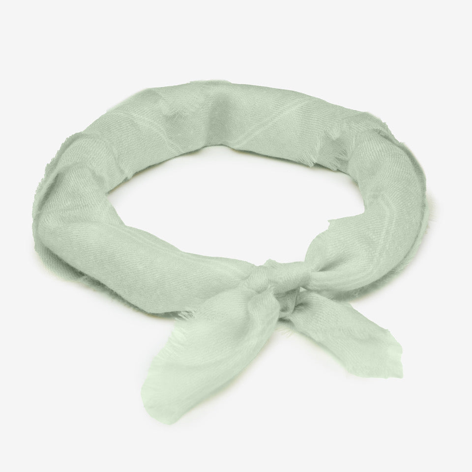 Layla Cashmere Bandana in Sage