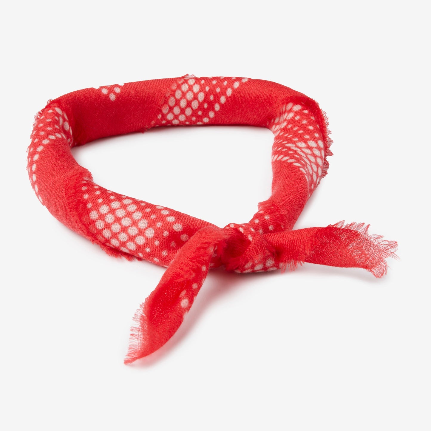 Peters Cashmere Bandana in Red