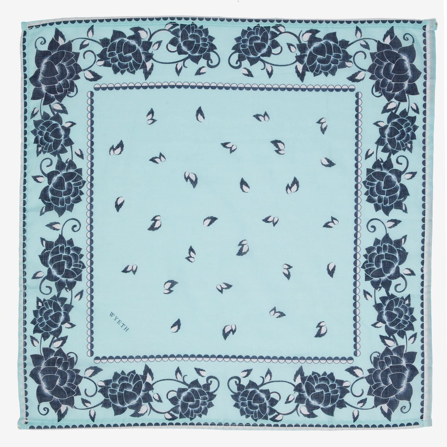 Cotton Bandana in Light Blue