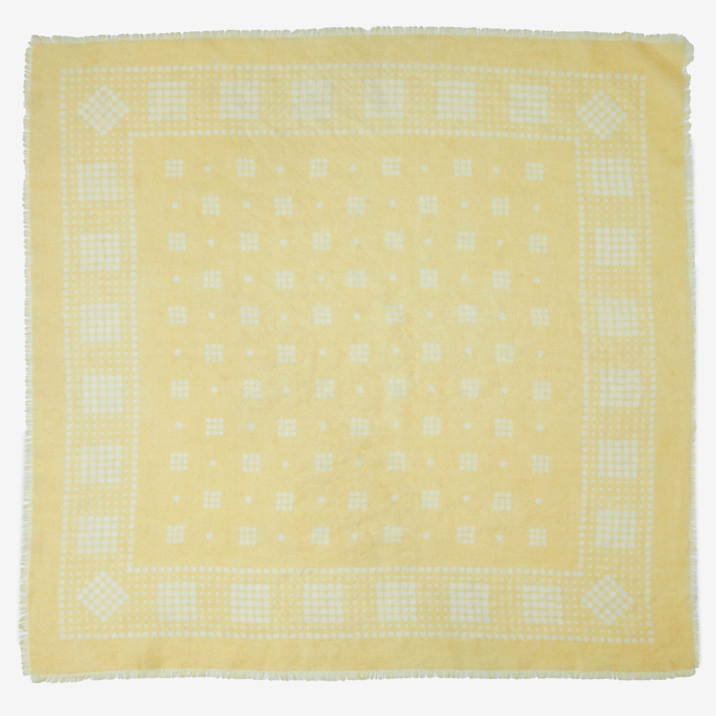 Peters Cashmere Bandana in Yellow