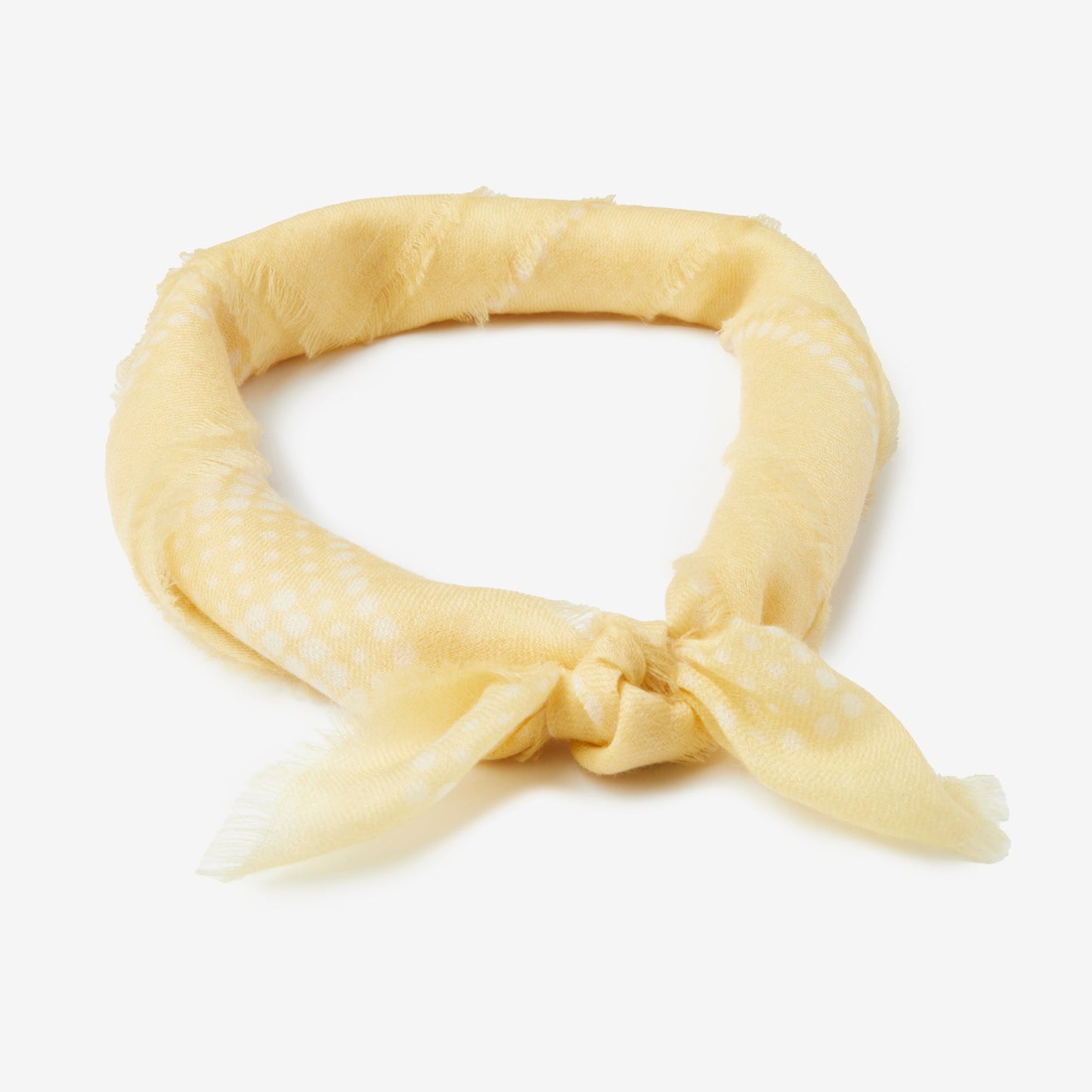 Peters Cashmere Bandana in Yellow