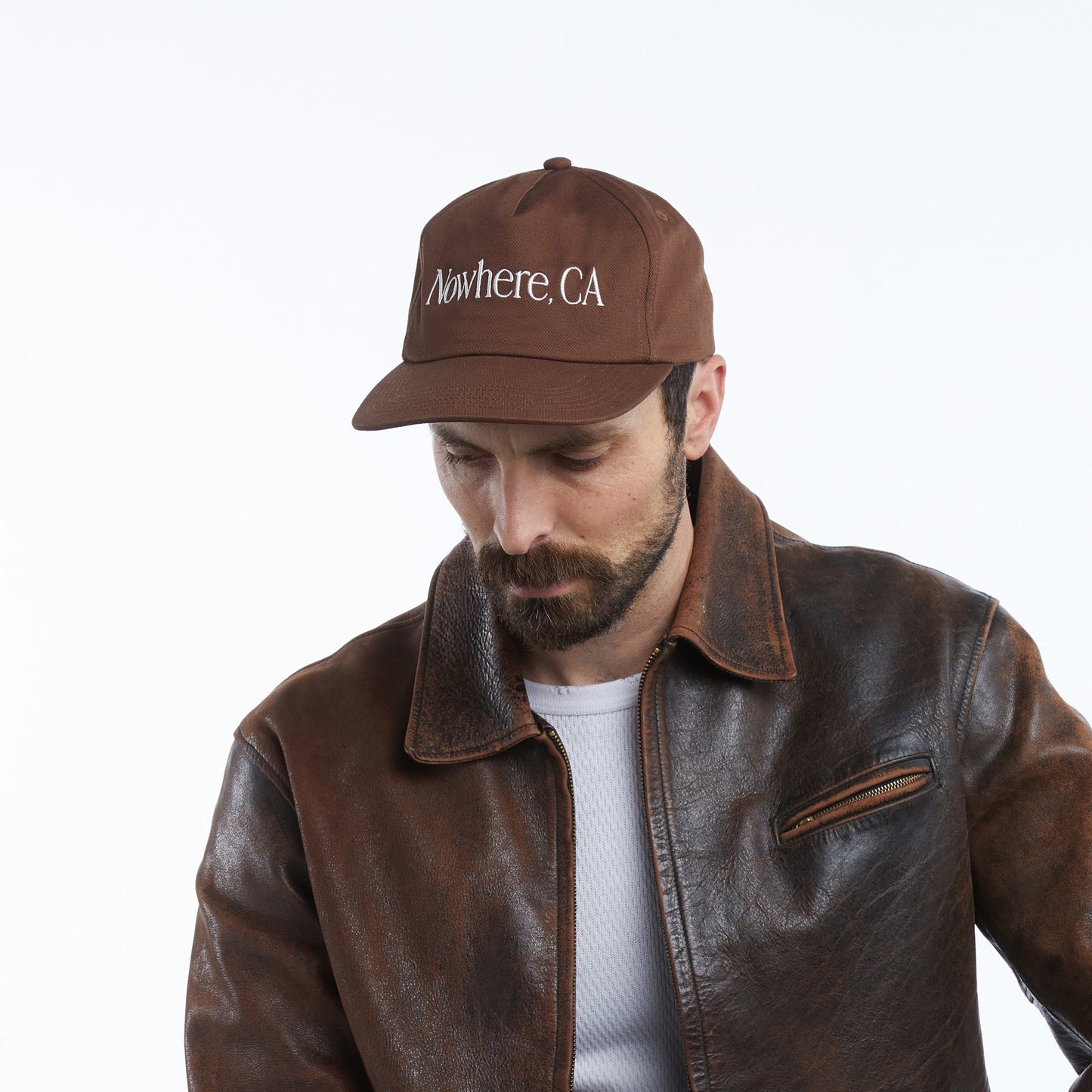 Nowhere Cap in Brown