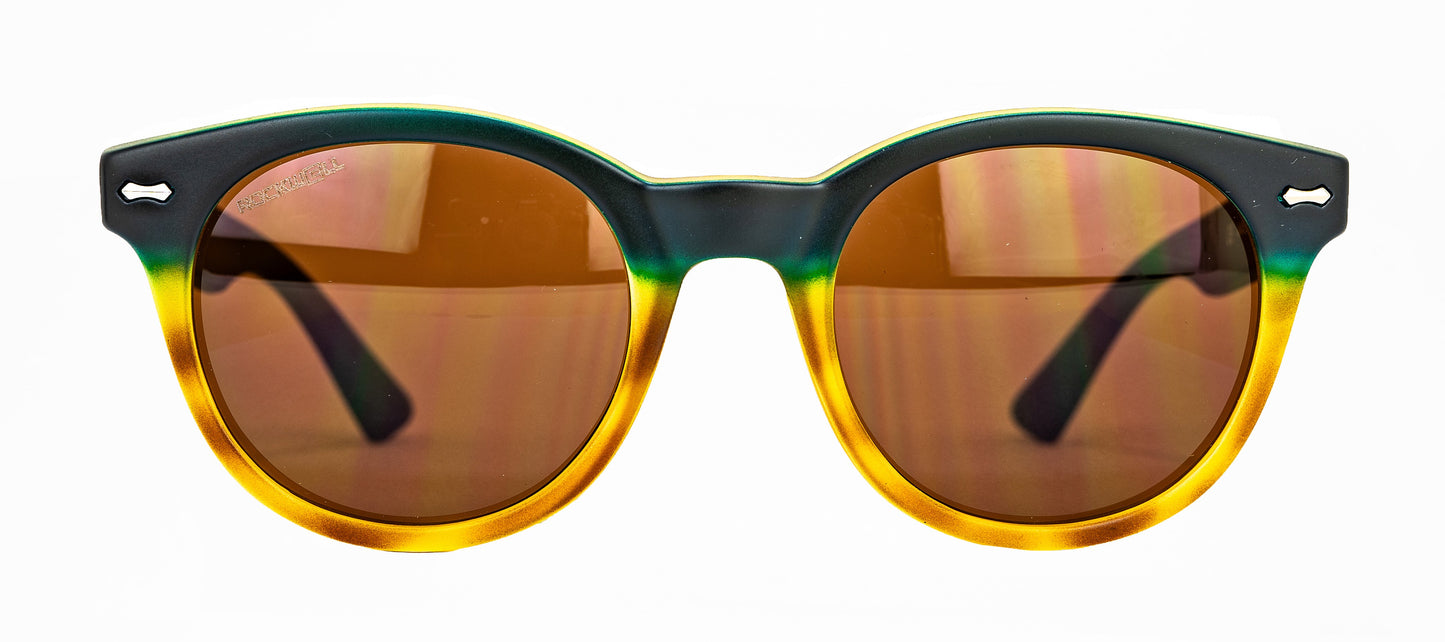 Belle (Green Fade) / 100% UV Protection /  Italian Craftsmanship and Design