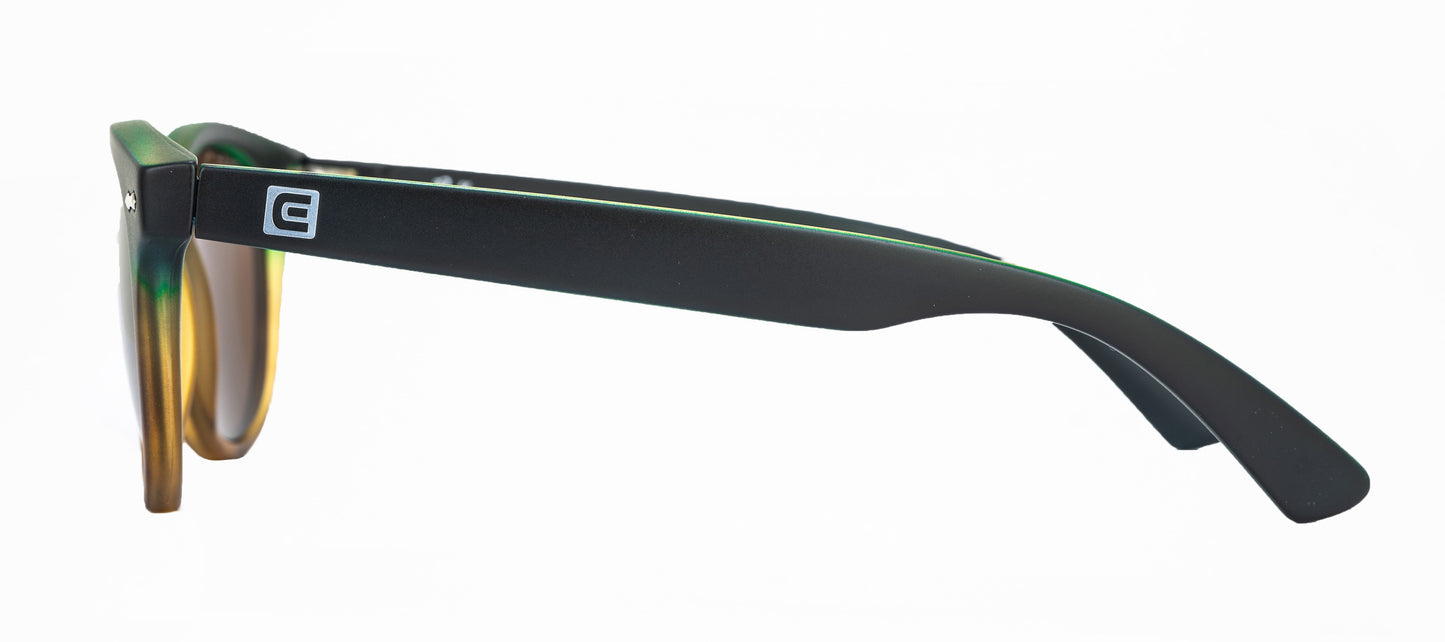 Belle (Green Fade) / 100% UV Protection /  Italian Craftsmanship and Design
