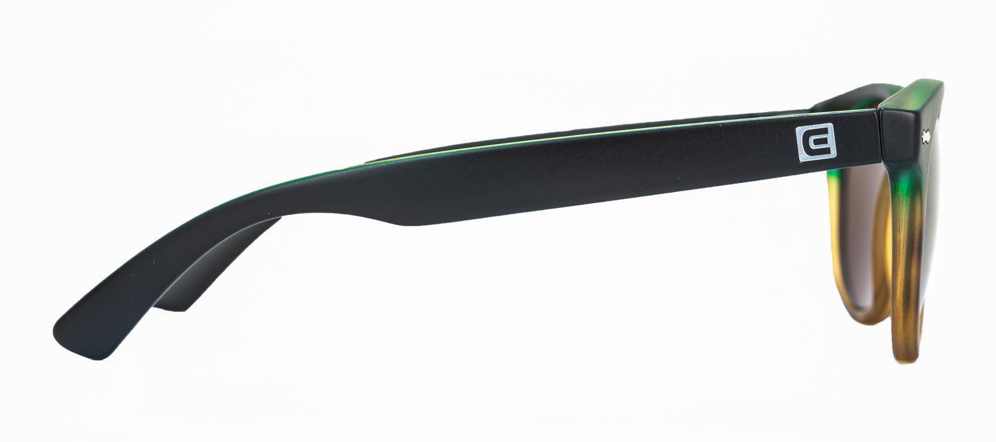 Belle (Green Fade) / 100% UV Protection /  Italian Craftsmanship and Design