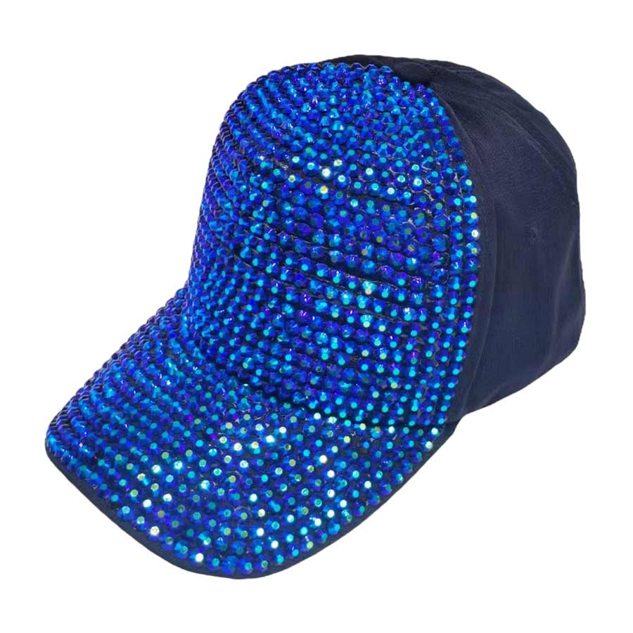 Trendy Bling Studded Baseball Cap