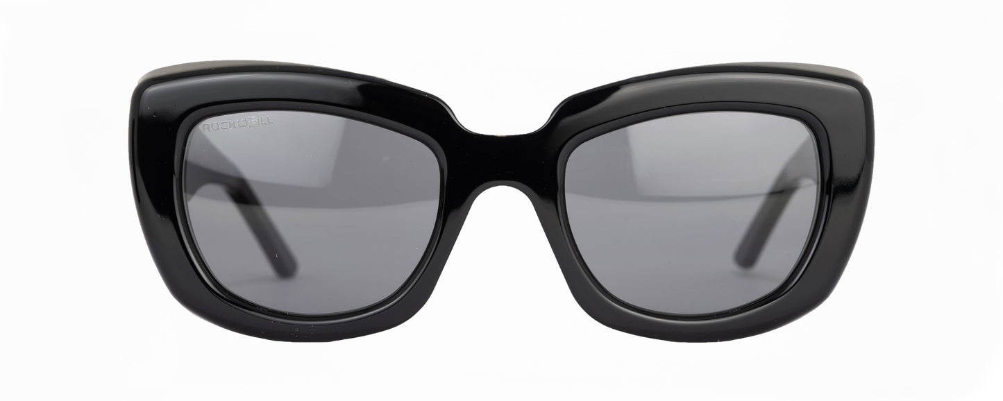 Brindisi (Black/Black) / High-Quality UV Lenses /  100% Handcrafted Italian Eyewear