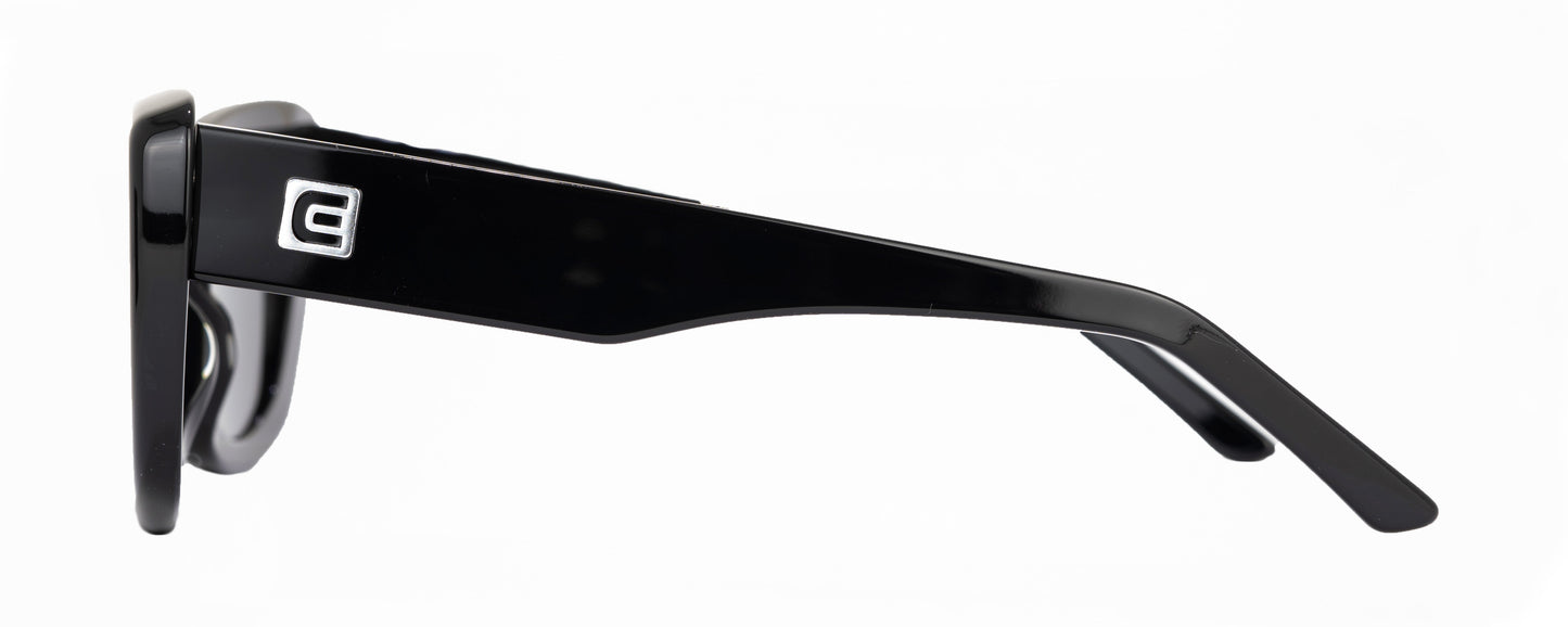 Brindisi (Black/Black) / High-Quality UV Lenses /  100% Handcrafted Italian Eyewear