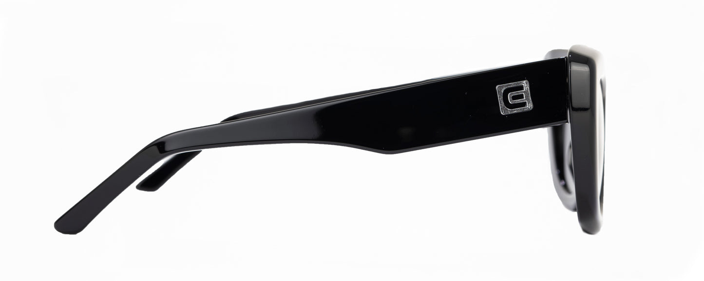 Brindisi (Black/Black) / High-Quality UV Lenses /  100% Handcrafted Italian Eyewear