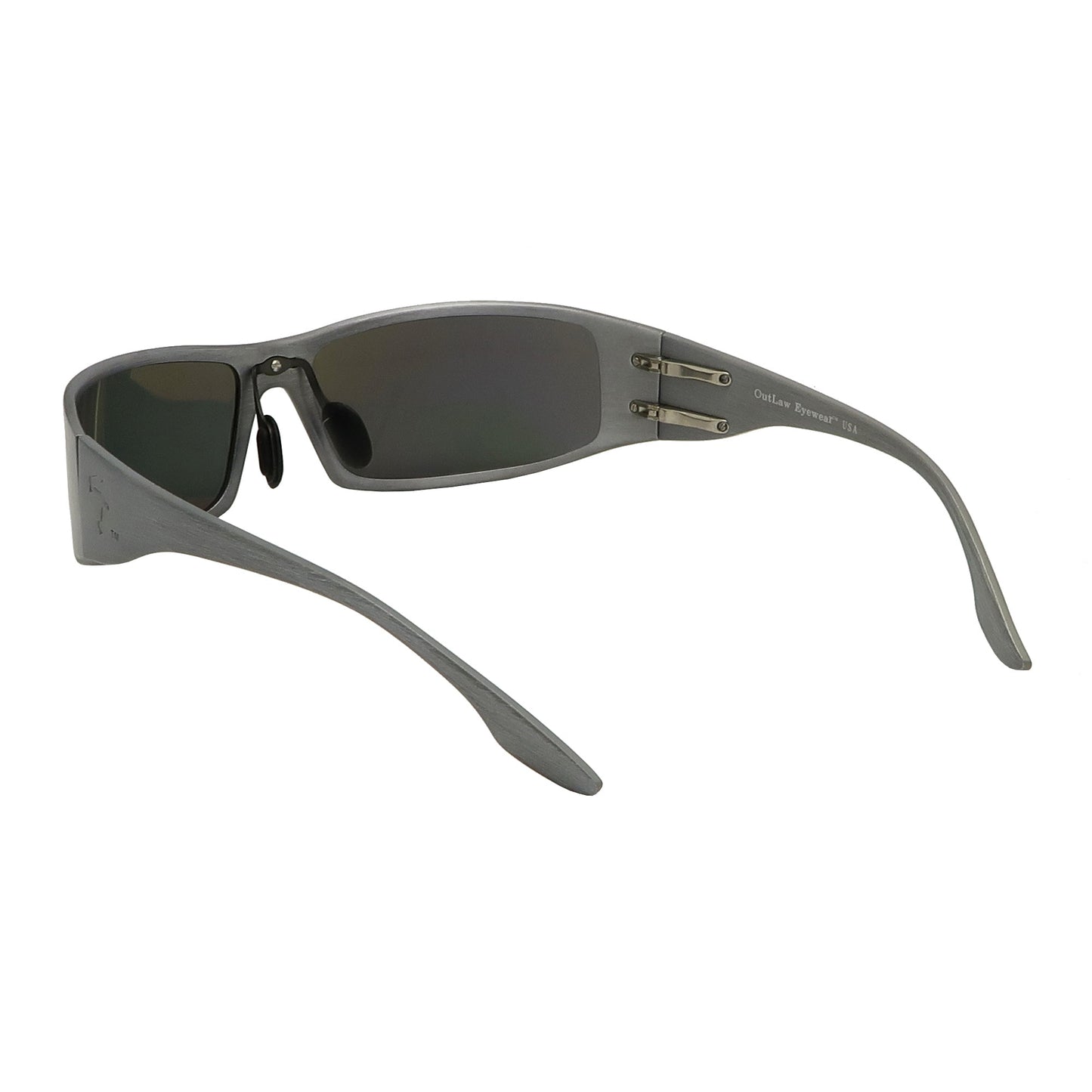 Fugitive TAC Brushed GunMetal Vortex Box Bundle / ANSI Z87.1-2015 High Velocity Impact Protection / Made In USA / Size-Fits Small, Medium, and Large Men/