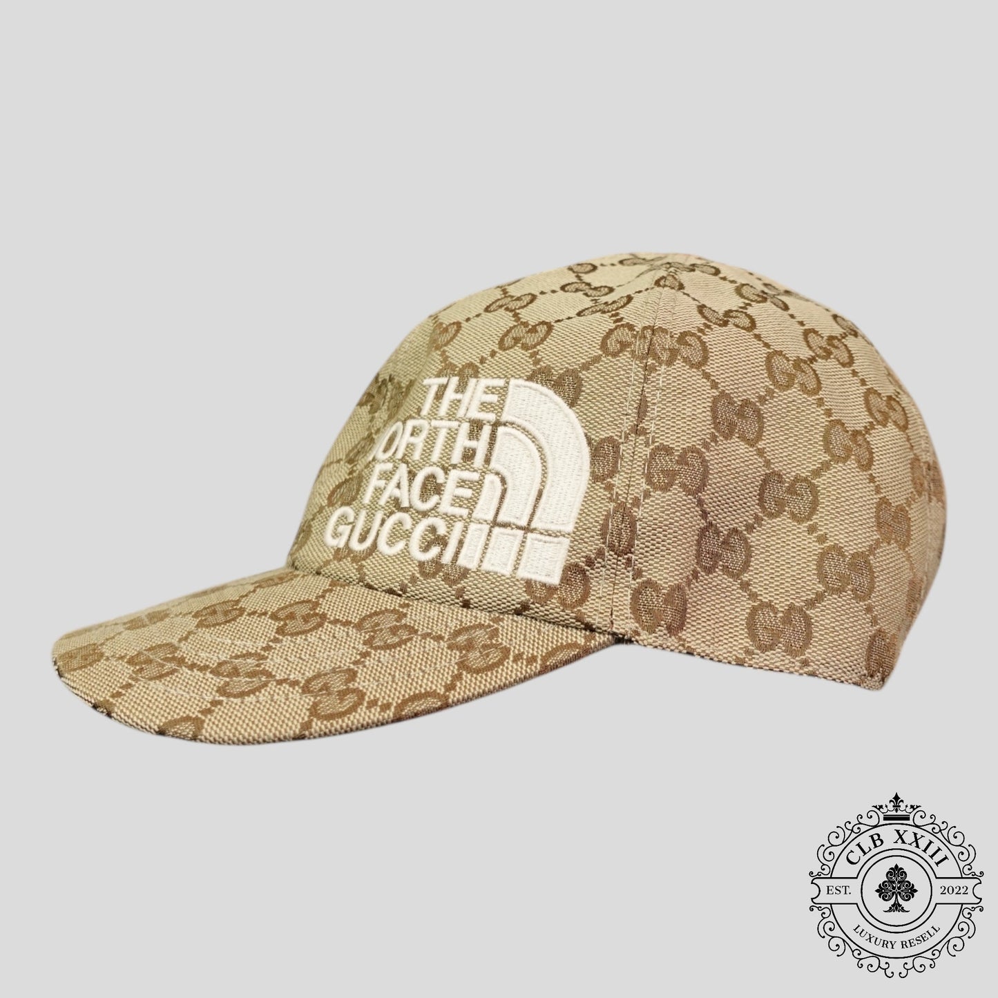 Gucci x the North Face Hat in Camel / Orange