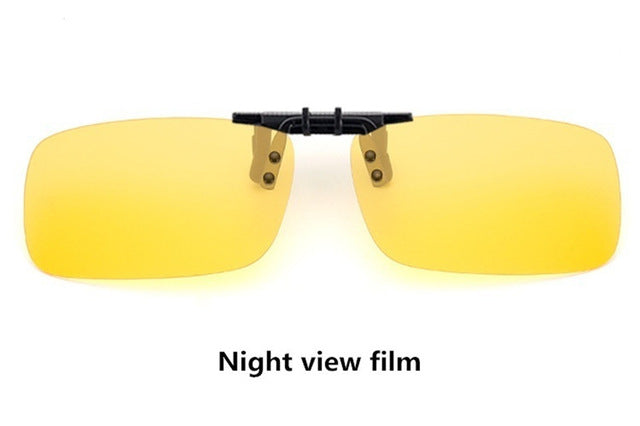 Cool Polarized Mirrored Clip-On Sunglasses