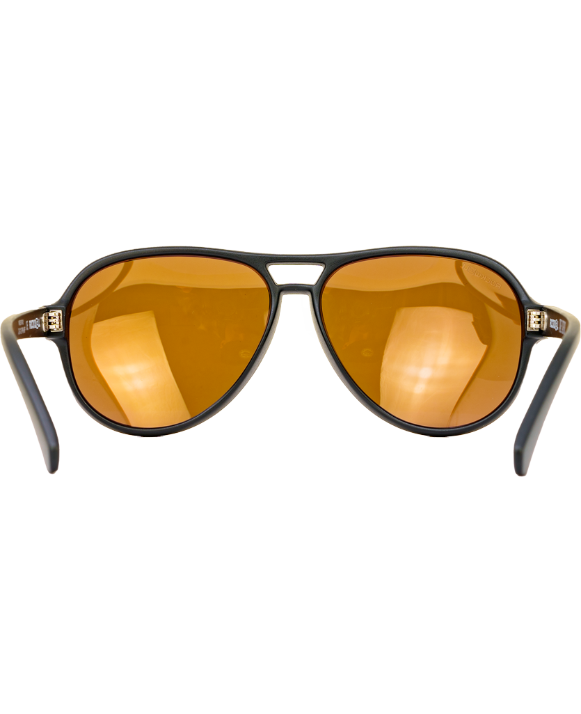 Casino (Black/Pink Mirror Polarized Lens) / TR90 Swiss Nylon Memory Frame / Crafted in Italy
