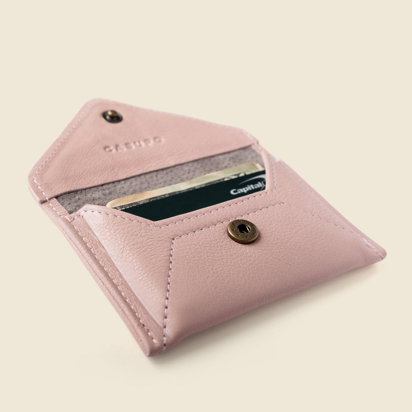 Mini Envelope Wallet With RFID protection - Rose Pink