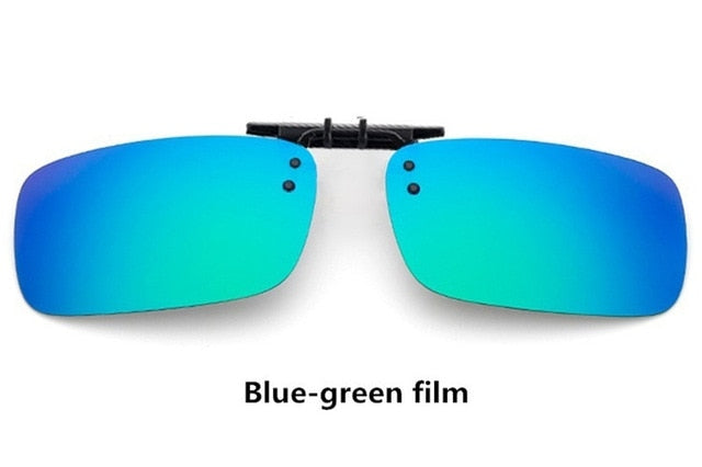 Cool Polarized Mirrored Clip-On Sunglasses