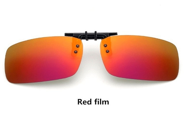 Cool Polarized Mirrored Clip-On Sunglasses