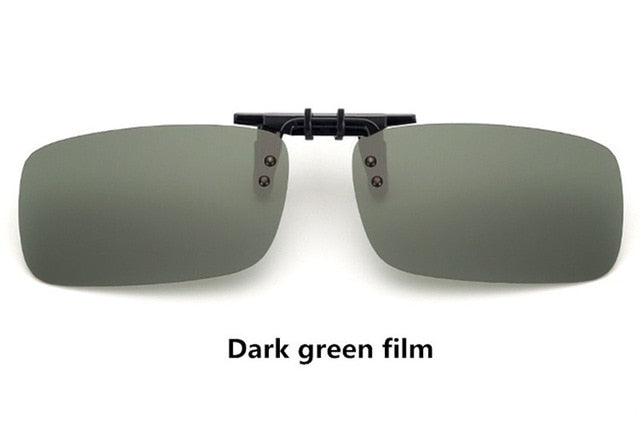 Cool Polarized Mirrored Clip-On Sunglasses