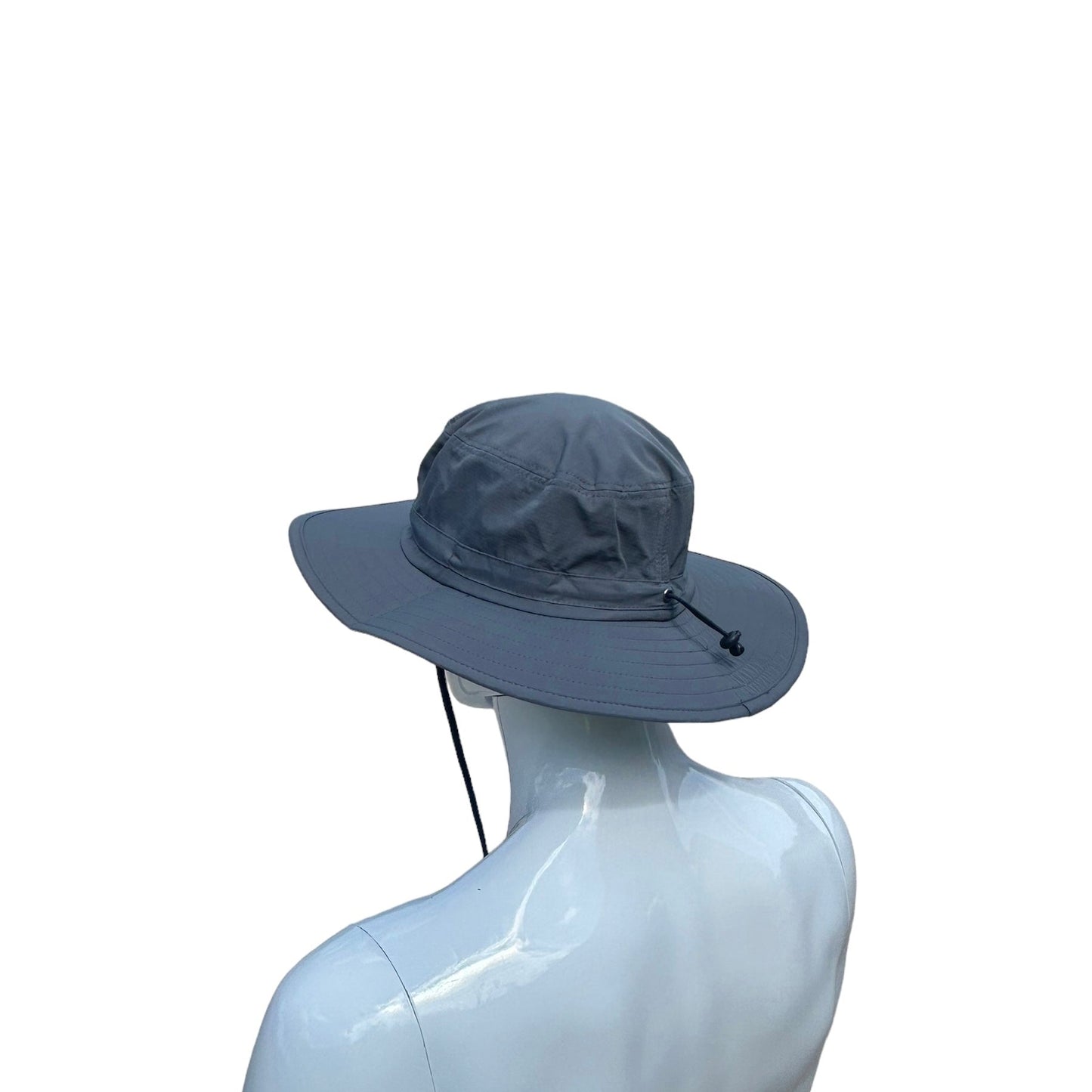 Sterling grey bucket hat w/ concealable sun flap