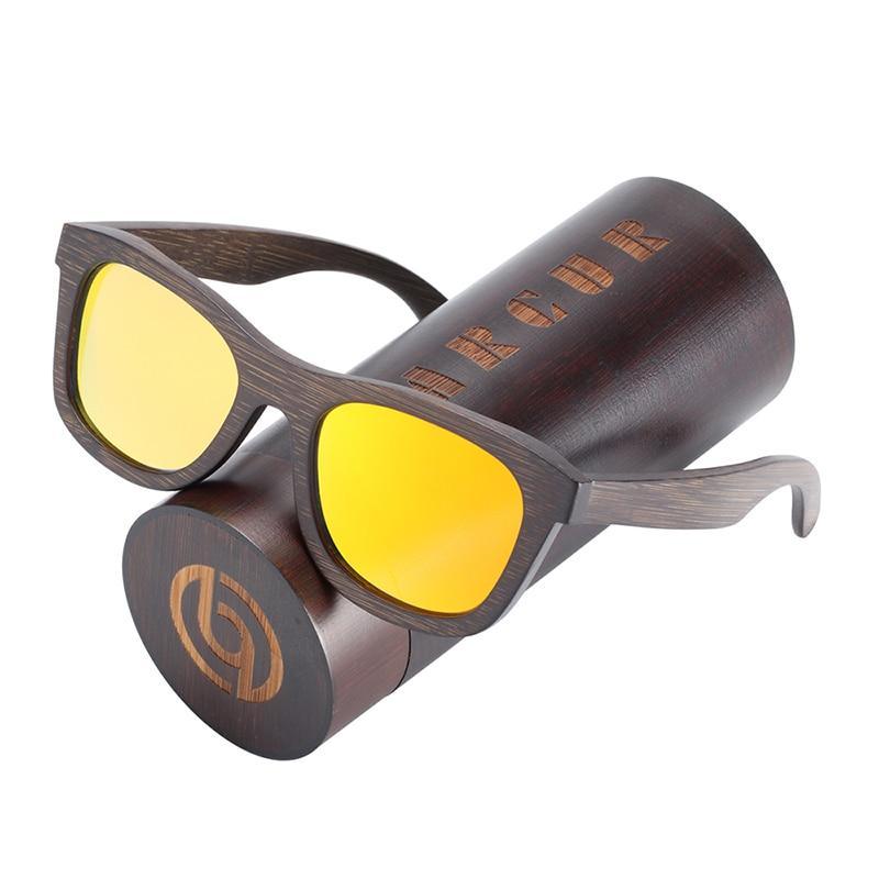 Natural Wooden Sunglasses / Polarized / Floatable / Handmade Bamboo / UV400 Protection