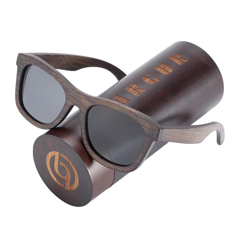 Natural Wooden Sunglasses / Polarized / Floatable / Handmade Bamboo / UV400 Protection