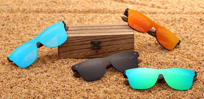 Natural Wooden Sunglasses / Polarized / Floatable / Handmade Bamboo / UV400 Protection