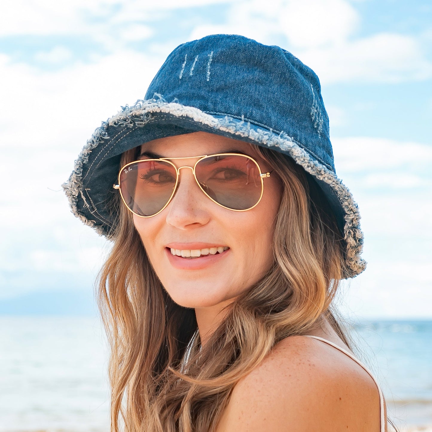Denim Bucket Hat