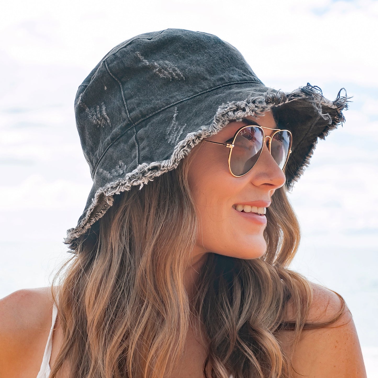 Denim Bucket Hat