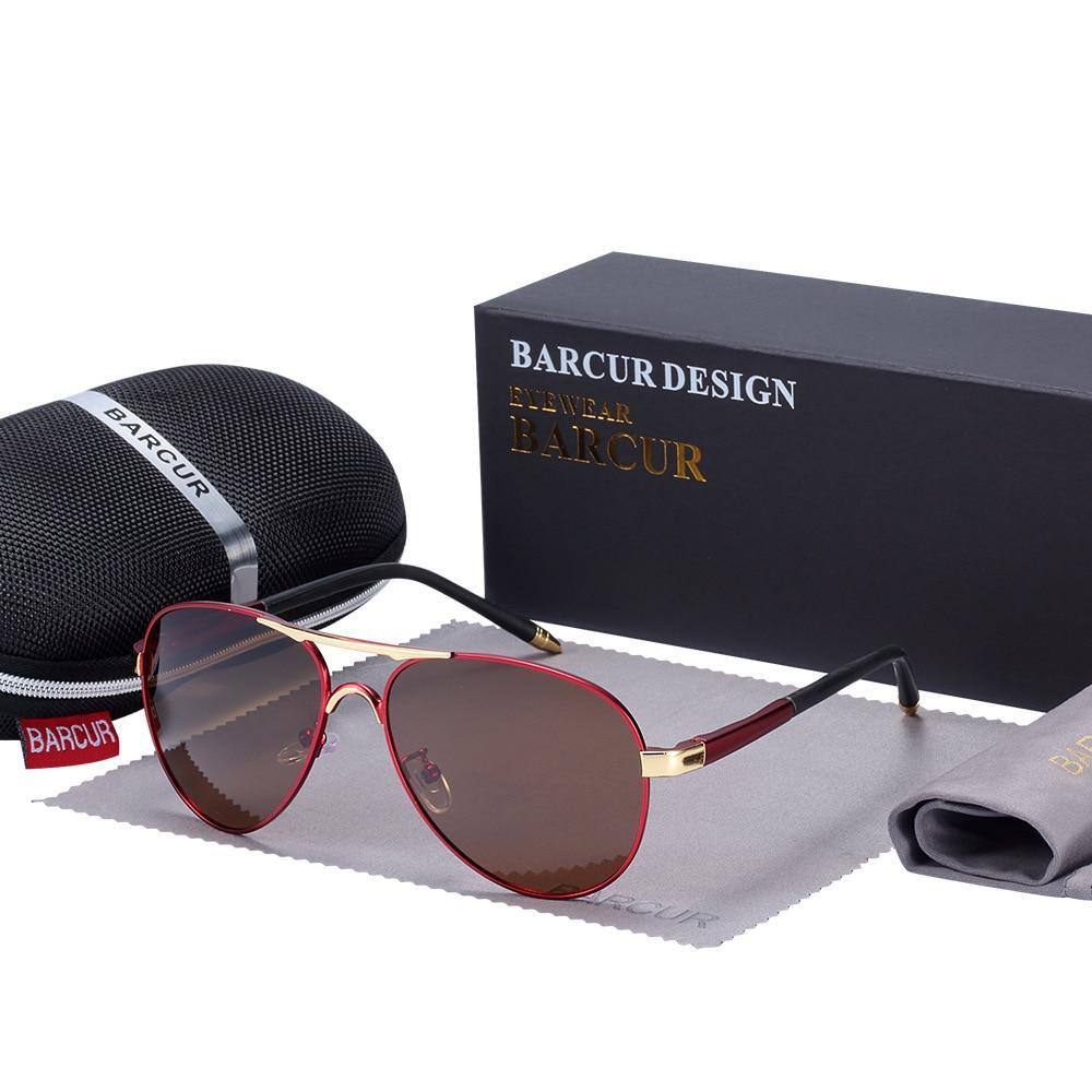 Classic Aviator Polarized High Quality Metal Frame Sunglasses / UV400 Protection / Mirrored HD Lenses