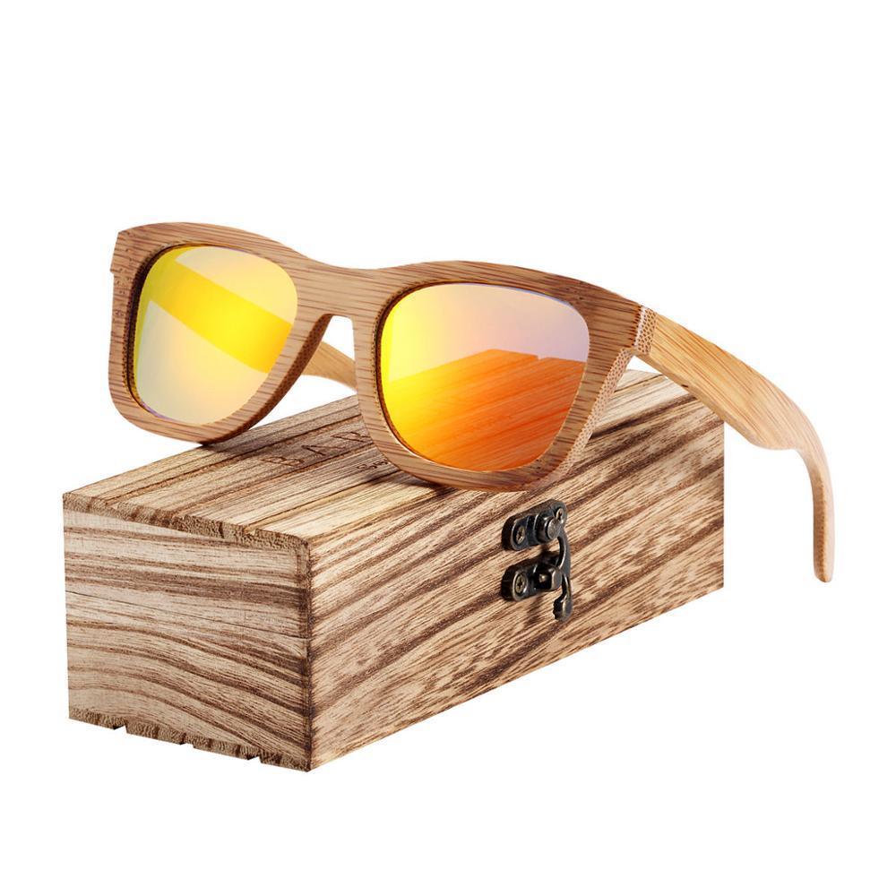 Handmade Bamboo Wood Luxury Retro Men and  Women Polarized Sunglasses / Floatable / UV400 Protection