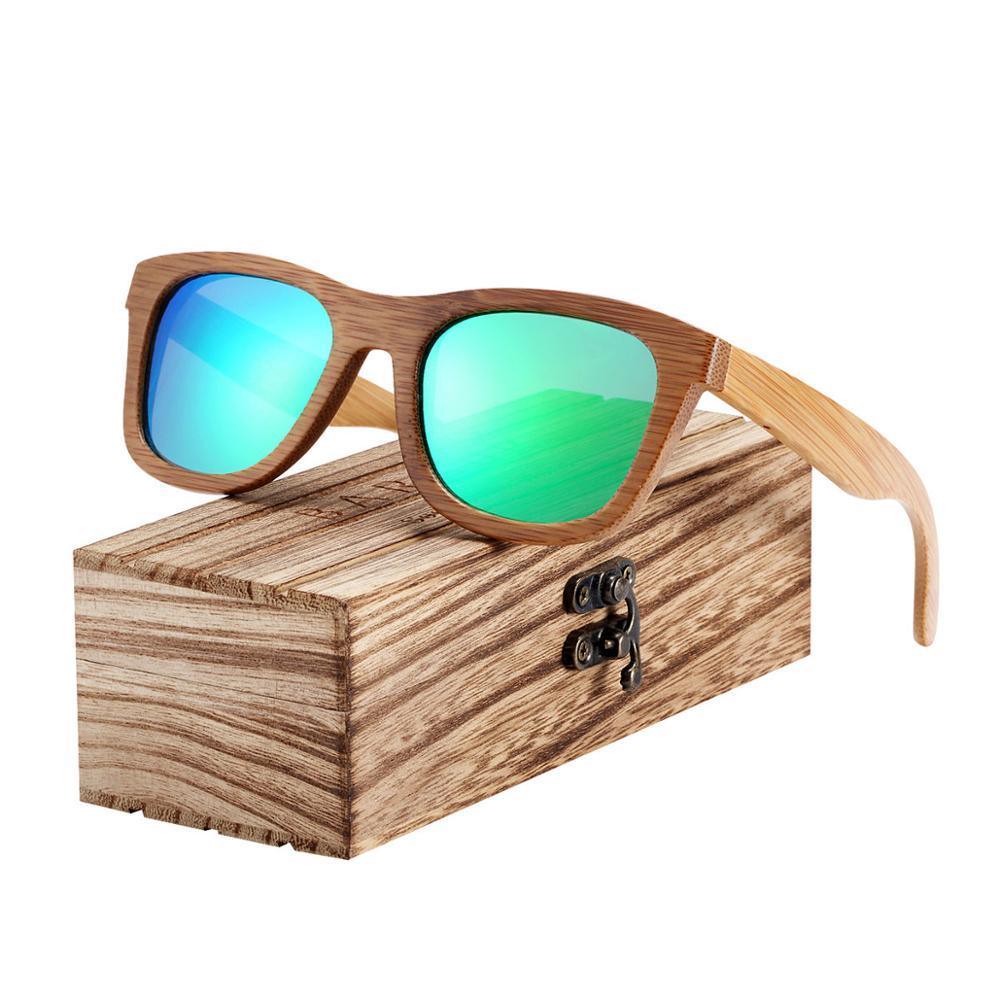 Handmade Bamboo Wood Luxury Retro Men and  Women Polarized Sunglasses / Floatable / UV400 Protection