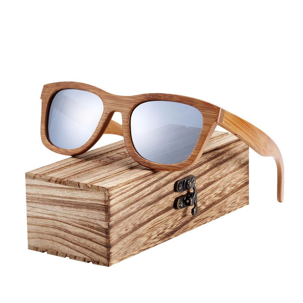 Handmade Bamboo Wood Luxury Retro Men and  Women Polarized Sunglasses / Floatable / UV400 Protection