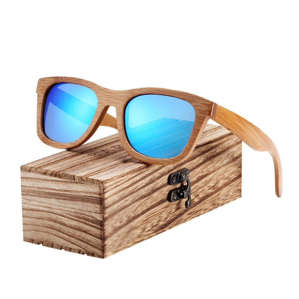 Handmade Bamboo Wood Luxury Retro Men and  Women Polarized Sunglasses / Floatable / UV400 Protection