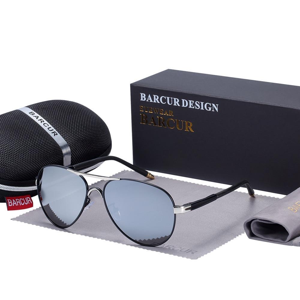 Classic Aviator Polarized High Quality Metal Frame Sunglasses / UV400 Protection / Mirrored HD Lenses