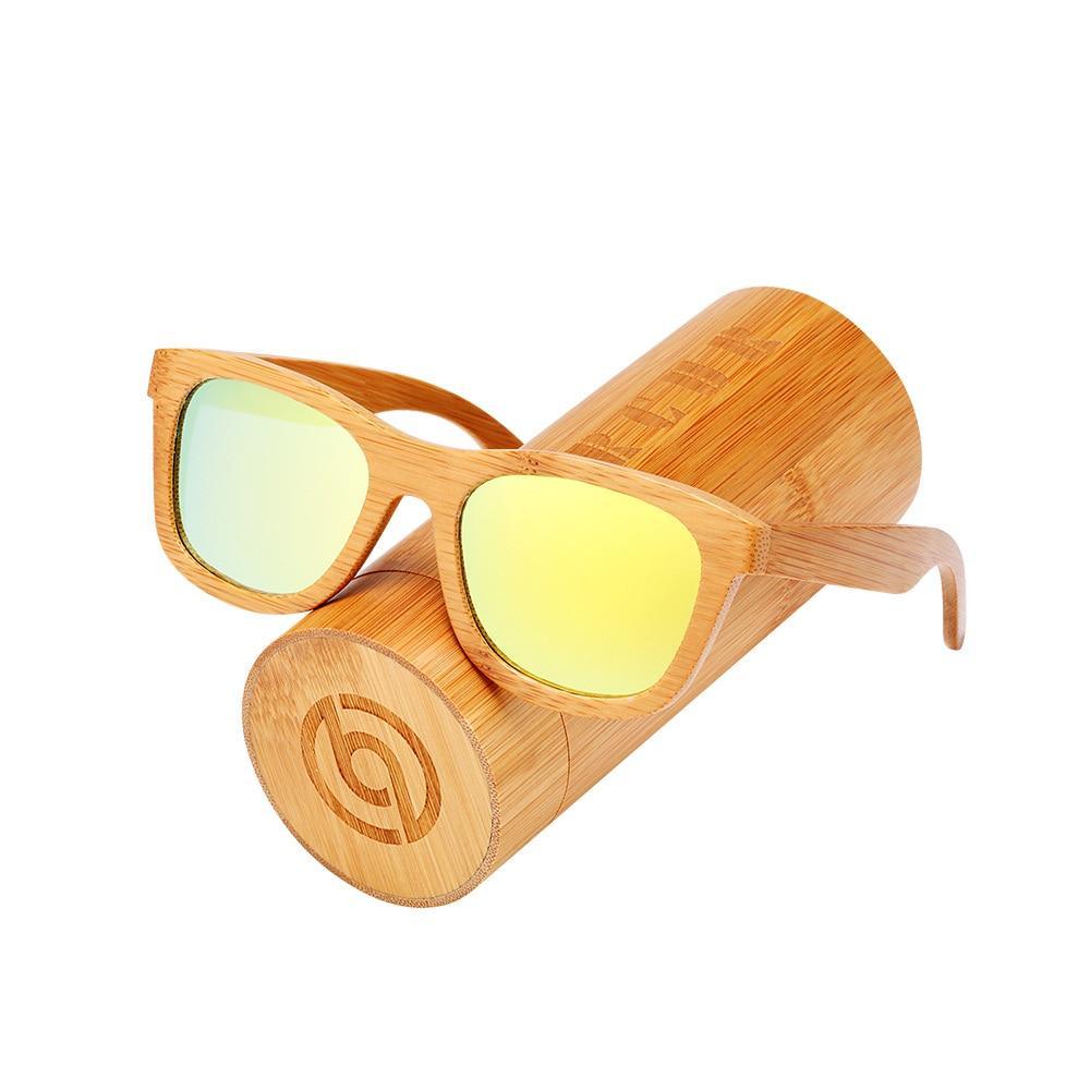 Handmade Bamboo Wood Luxury Retro Men and  Women Polarized Sunglasses / Floatable / UV400 Protection