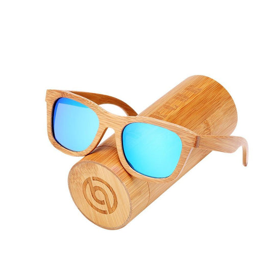 Handmade Bamboo Wood Luxury Retro Men and Women Polarized Sunglasses / Floatable / UV400 Protection